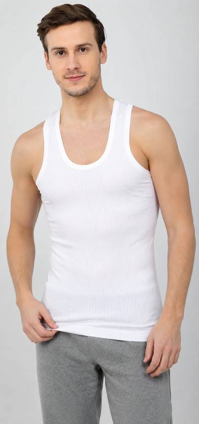 DIXCY SCOTT Men’s Cotton Ribbed Vest Men Vest