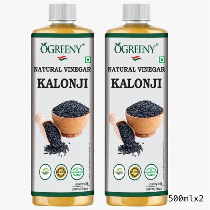 OGREENY Kalonji Vinegar Kalonji ka Sirka 1000ml (HALAL INDIA CERTIFIED