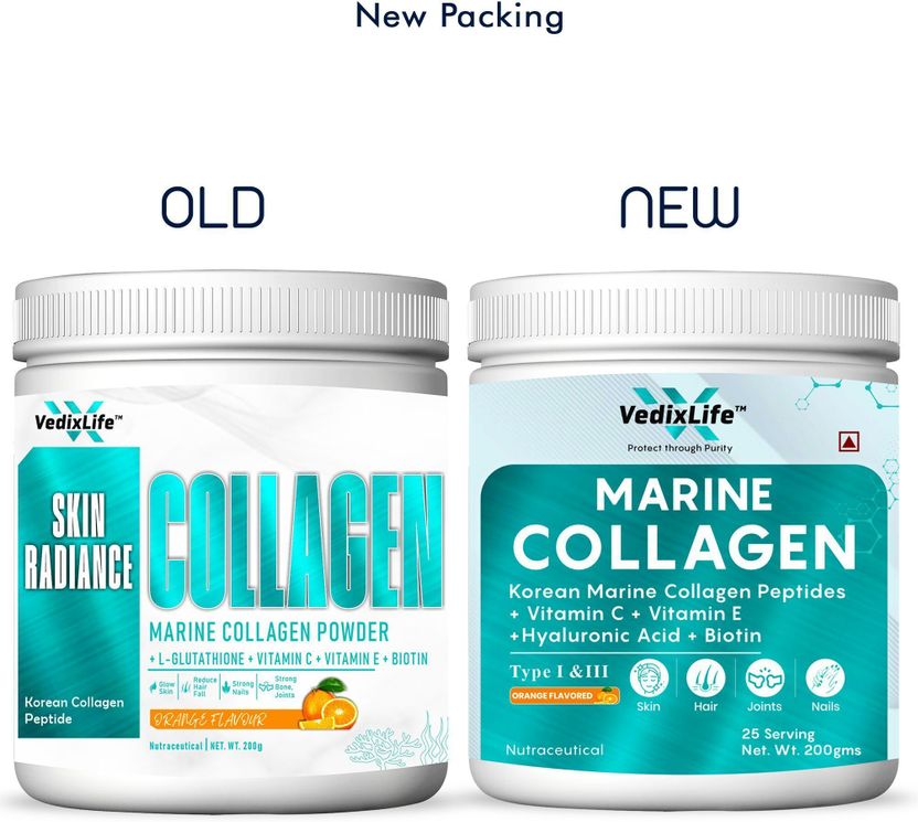 VedixLife Skin Radiance Collagen Supplement 104g - Image 8