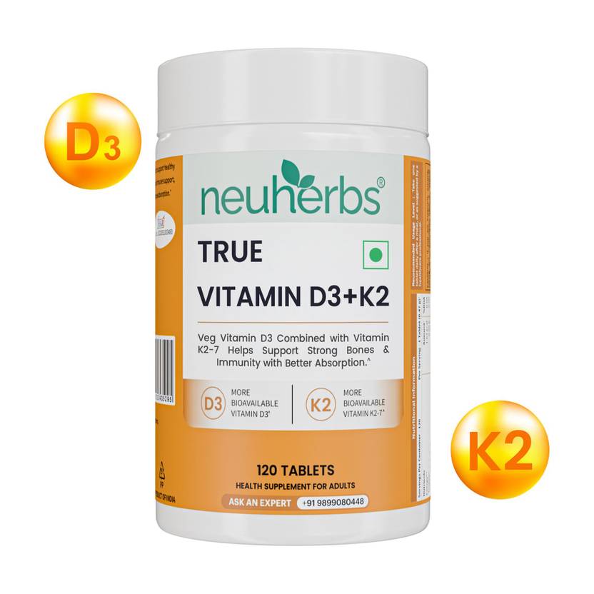 Cureveda Vitamin D3 + K2 (120 Tablets)