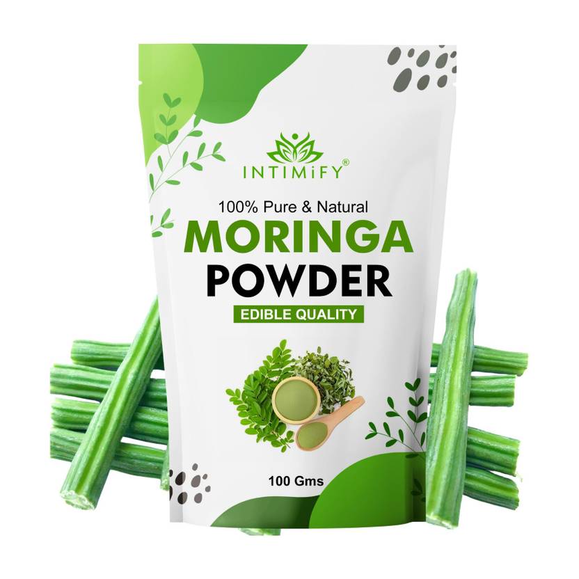 INTIMIFY Moringa Leaf Powder, For Eating, Hair Treatment, Weight Loss, Vitamin Supplement