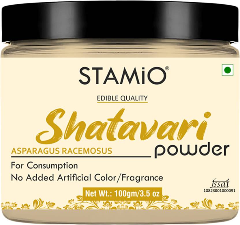 STAMIO Shatavari Root Powder for Men & Women Asparagus racemosus