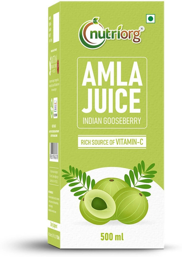 Nutriorg 100% Natural Cold-Pressed Amla Juice
