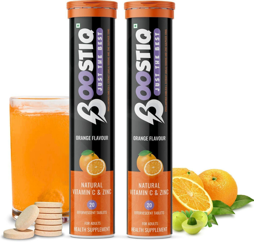 boostiq Vitamin C Amla Extract 1000mg Effervescent tablets Boost