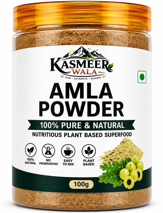 Kasmeer wala Amla Powder 100g |Indian Gooseberry Powder |Pure Amla Powder