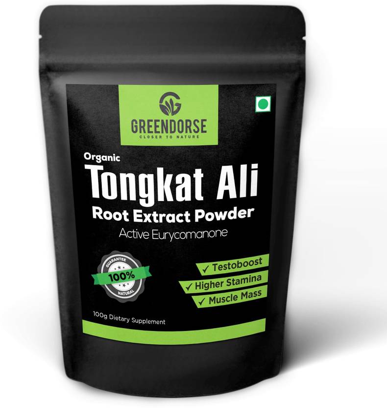 GREENDORSE Organic Tongkat Ali Longjack Extract Powder 1001 Max