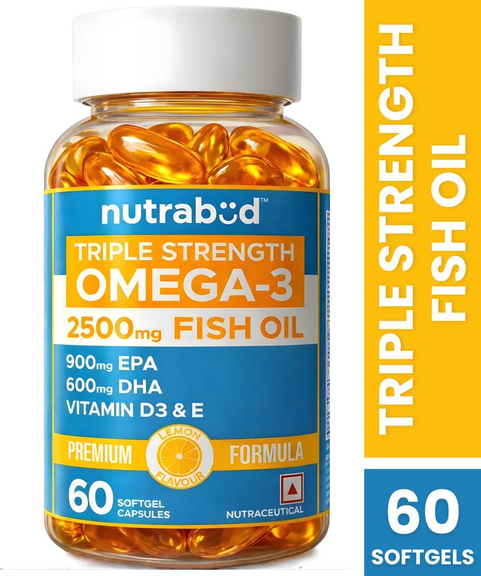 Nutrabud Omega 3 Fish Oil 2500mg 2.5g - Image 1