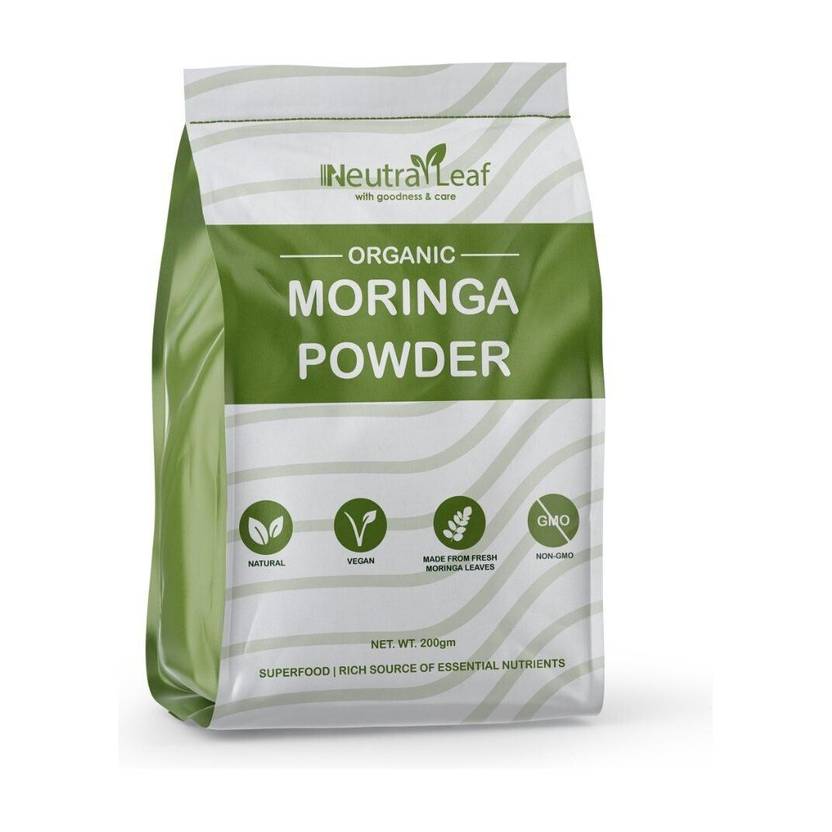 Neutraleaf Organic Moringa Powder- Powerful Vitamins & Antioxidants