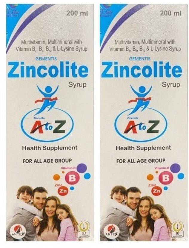 gementis ELDER ANTEX PHARMA MULTIVITAMIN AND MINERAL SYRUP ZINCOLITE (2