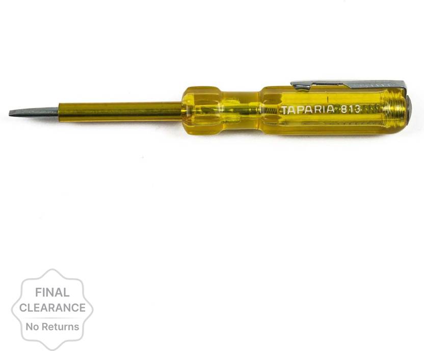 TAPARIA Line Tester 813 Analog Voltage Tester Price in India Buy