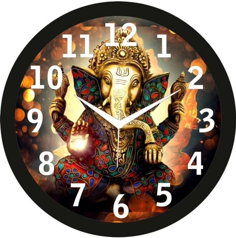 BLOOM MART Analog 25 cm X 25 cm Wall Clock