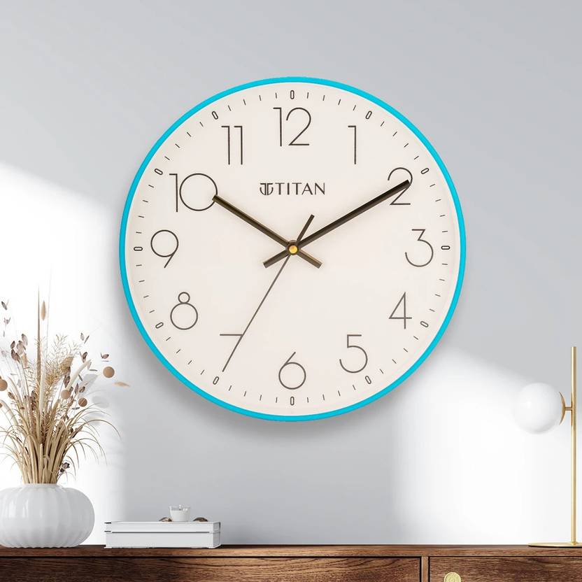 Titan Analog 30.5 cm X 30.5 cm Wall Clock