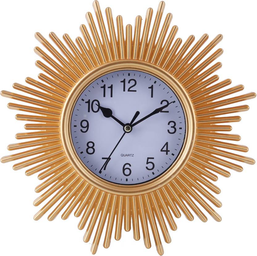 Mezin Analog 26 cm X 26 cm Wall Clock Price in India Buy Mezin Analog