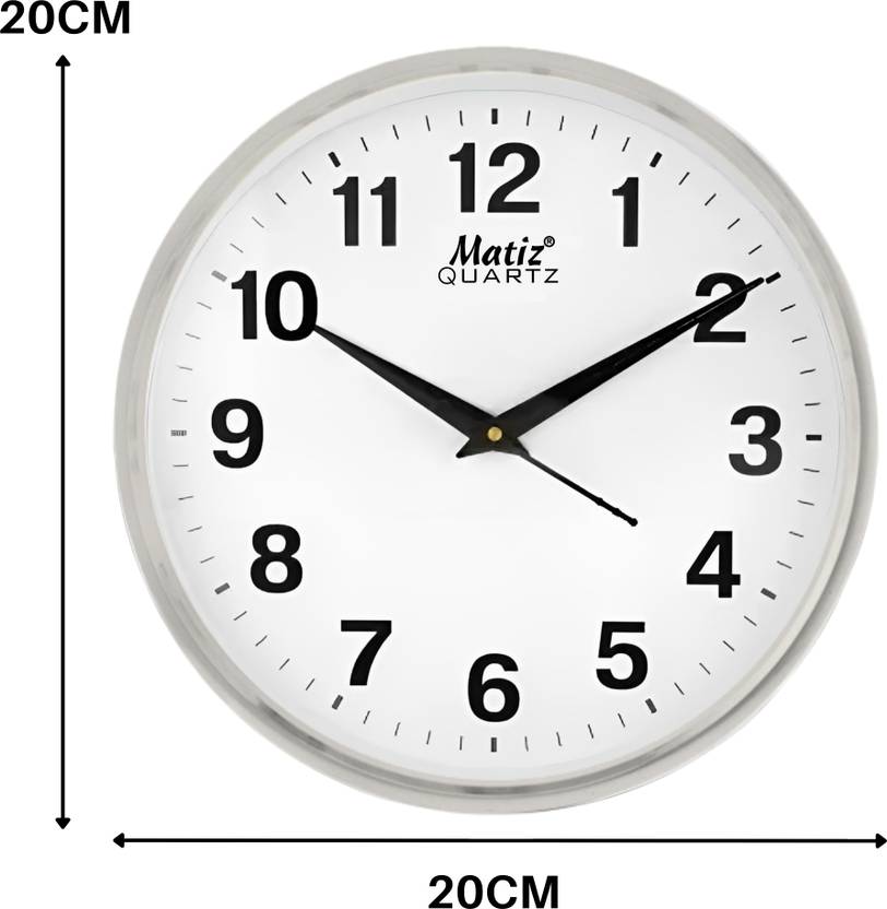matiz Analog 20 cm X 20 cm Wall Clock Price in India Buy matiz Analog