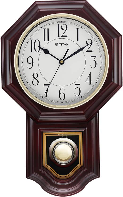 Titan Analog 47.4 cm X 29.8 cm Wall Clock Price in India Buy Titan