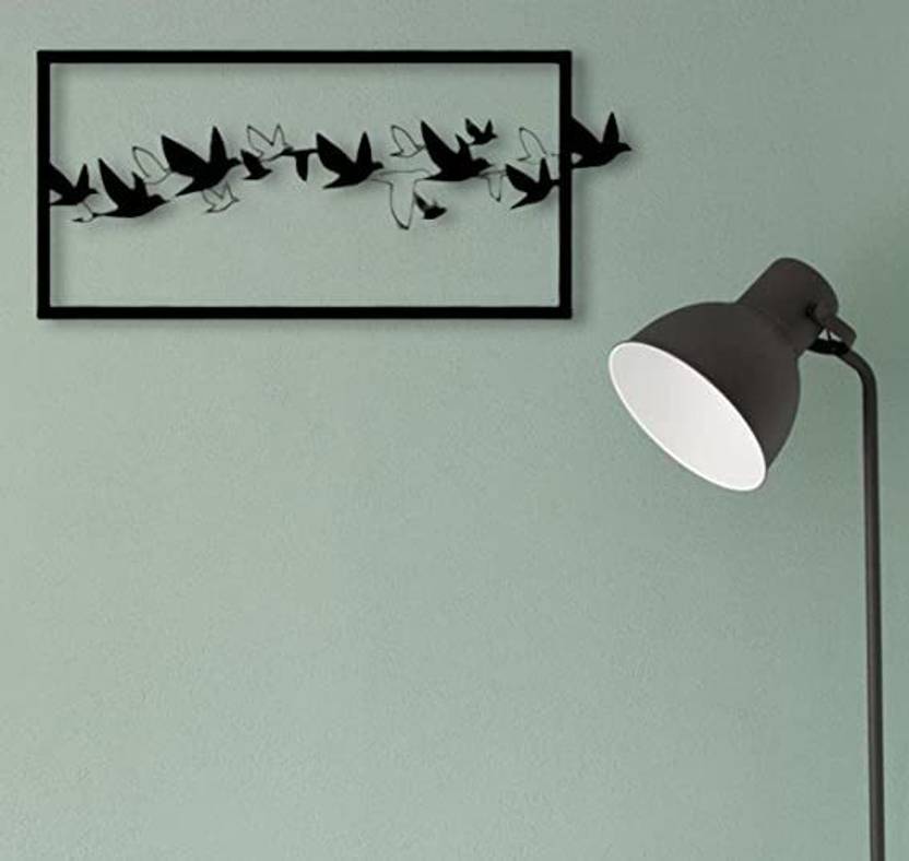 Laser Homegoods Bird Trio Flying Frame Laser Metal Art Wall Decor Party