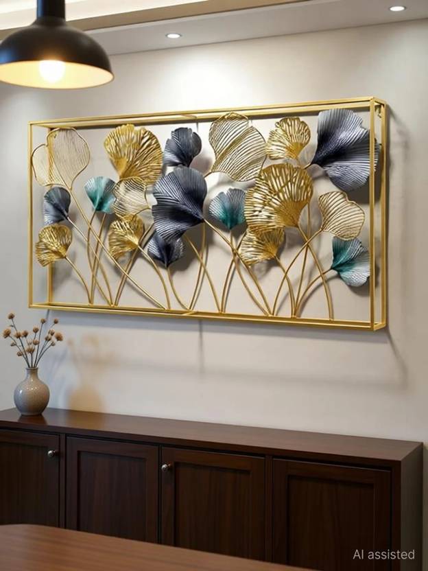 Brassz Design Studio Metal Wall Hanging Frame for Decoration Home Decor Items for Living Room
