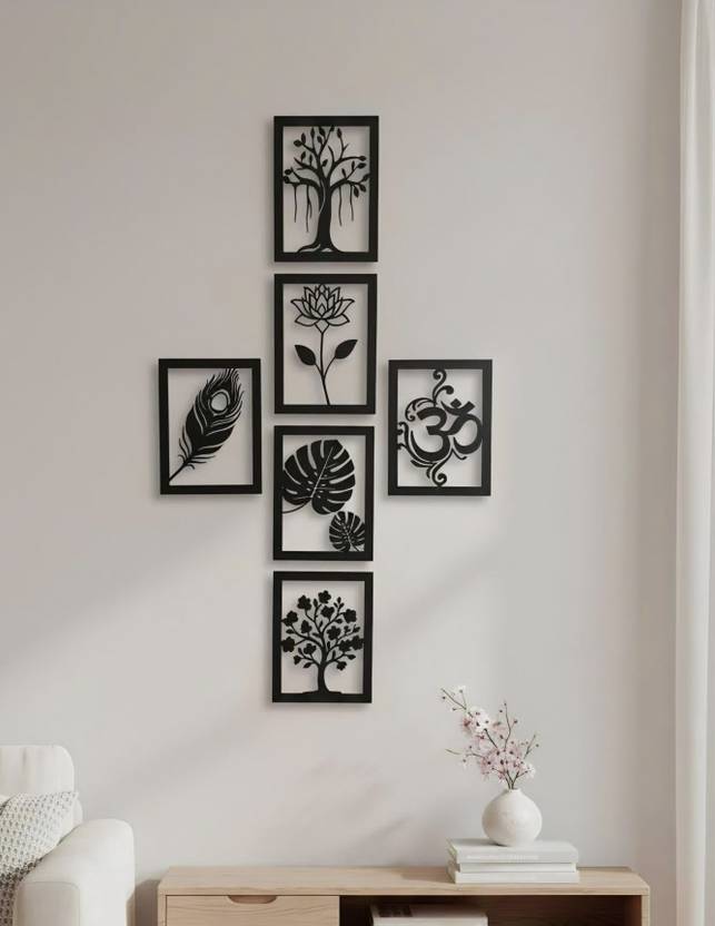 A3 BOX Combo offer Wall Decoration , Ready to Hang Wall Decor Pack of 6