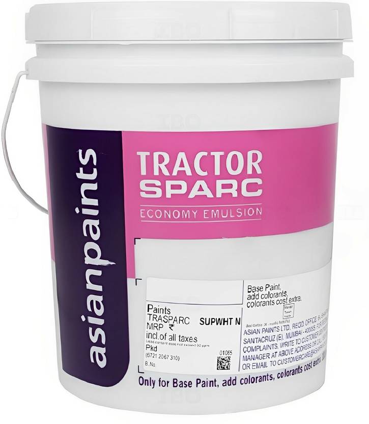 Asian Paints Tractor Sparc Economy Emulsion White Emulsion Wall Paint Price in India Buy Asian