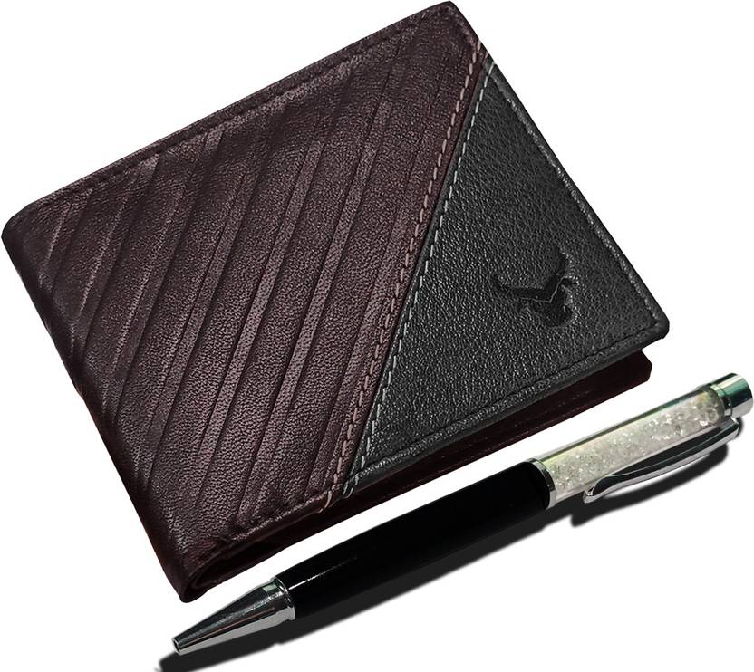 BUFFHIDE Men Casual, Evening/Party, Formal, Travel Multicolor Genuine Leather Wallet
