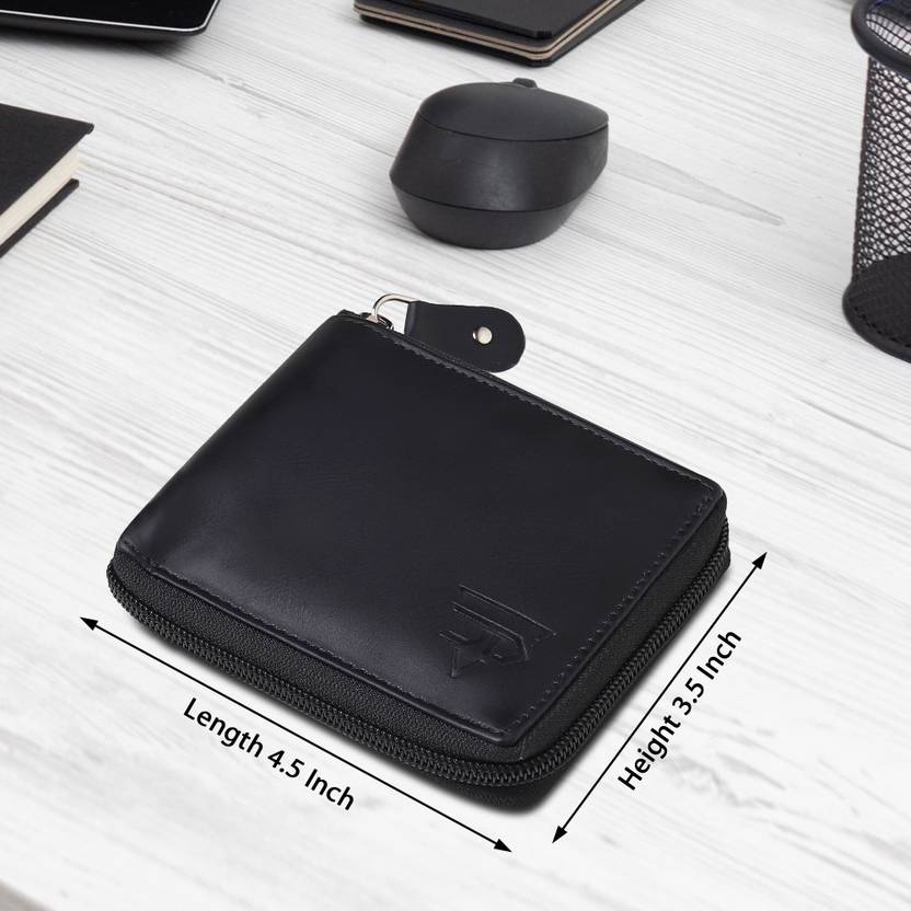 JND Men & Women Casual Black Artificial Leather Wallet