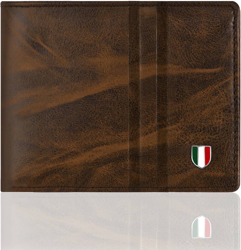 GIOVANNY Men Casual Brown Artificial Leather Wallet - Mini