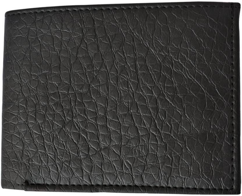 SUPERFASHION Men Formal Black Artificial Leather Wallet