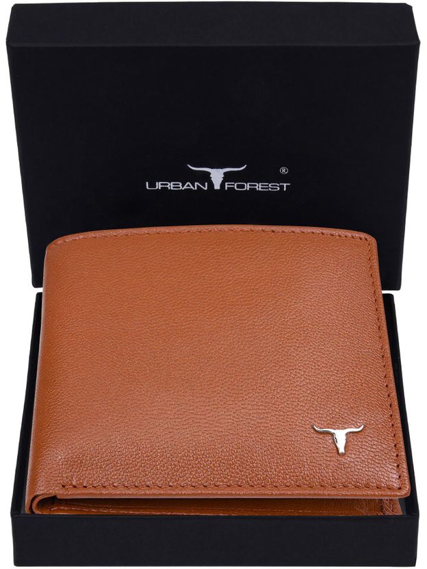 URBAN FOREST Men Green Leather RFID Wallet - Image 10