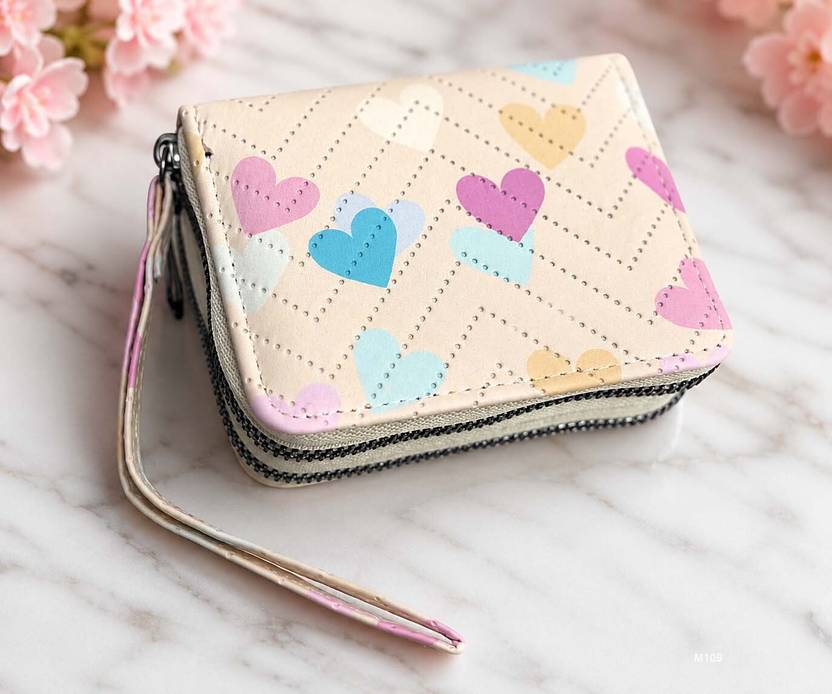 Atrani Girls Casual Beige Artificial Leather RFID  Wallet