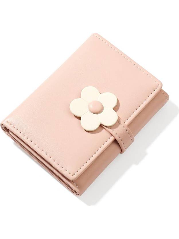 valerie Women Casual Pink Genuine Leather Wallet