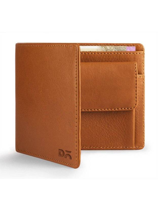 DailyObjects Men & Women Travel Tan Genuine Leather Wallet