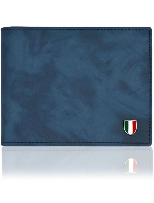 GIOVANNY Men Blue Artificial Leather Wallet - Mini