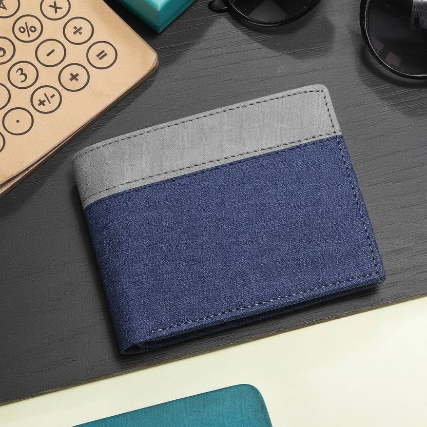Roadster Men Trendy, Formal, Casual, Evening/Party Blue Artificial Leather Wallet