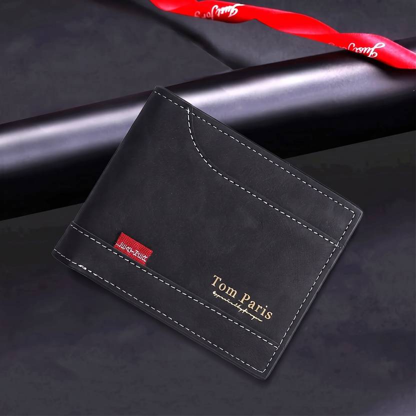 Tom Paris Women Casual Black Genuine Leather Wallet