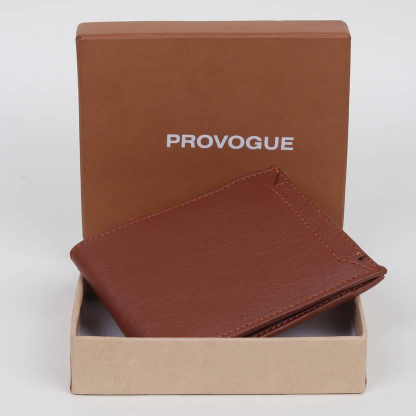 PROVOGUE Men Casual, Formal Tan Artificial Leather Wallet