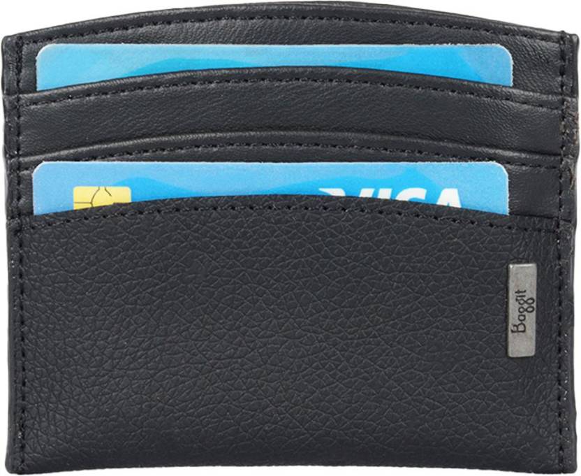 Baggit Men Casual Black Artificial Leather Wallet  (3 Card Slots)