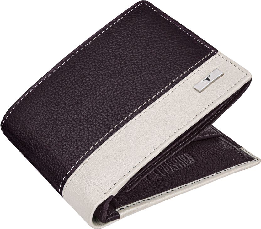 URBAN Men Brown Leather Wallet 8 Card Slots - Image 2