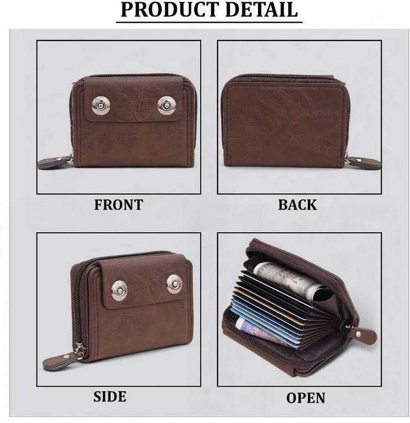 Nexbelt Brown Artificial Leather Card Holder - Image 3