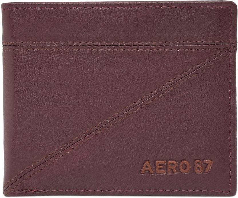 AEROPOSTALE Men Casual, Formal Red Genuine Leather Wallet