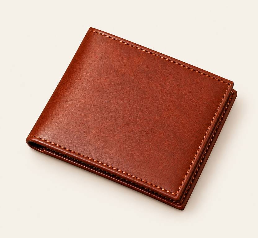 ONLYKYOS Men Casual, Ethnic, Evening/Party, Formal, Travel, Trendy Brown Artificial Leather Wallet