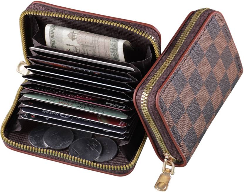 watchstar Men & Women Casual, Formal Brown Genuine Leather Card Holder