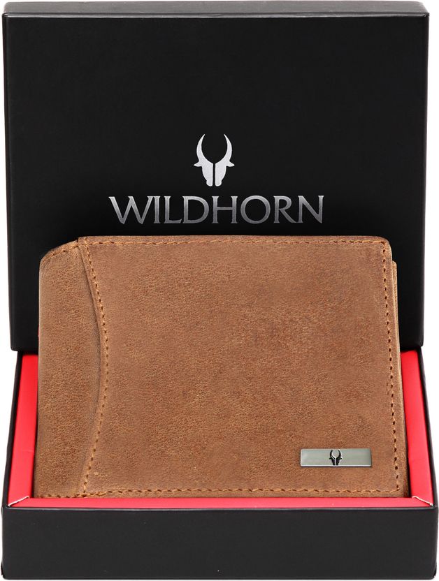 WILDHORN Men Blue Leather Wallet 9 Card Slots - Image 8