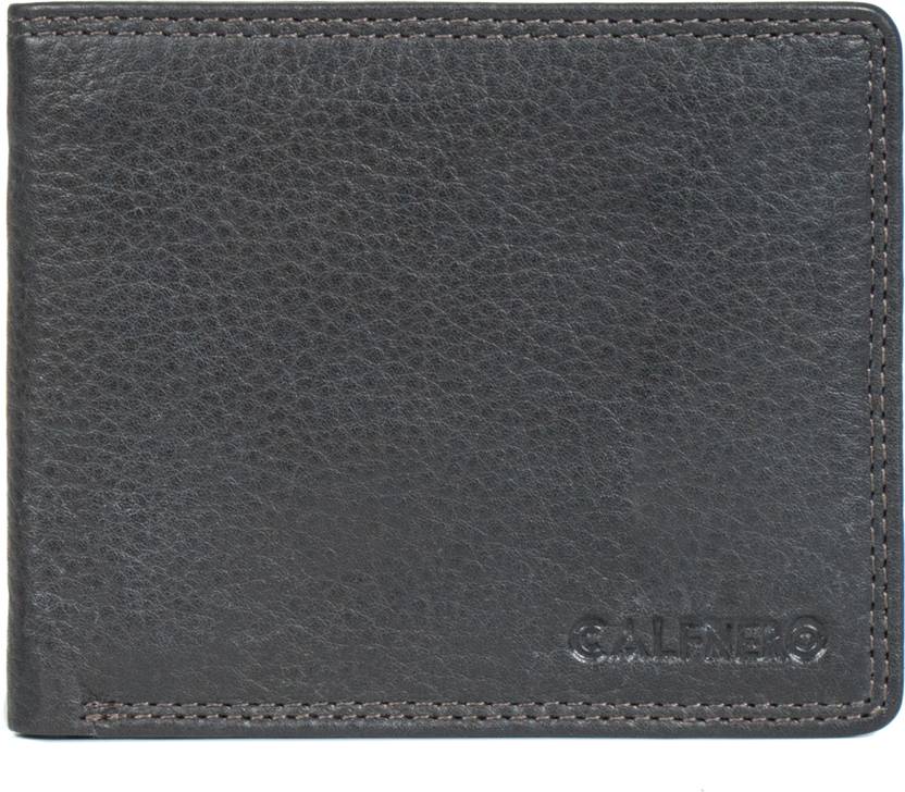 Calfnero Men Casual Brown Genuine Leather Wallet