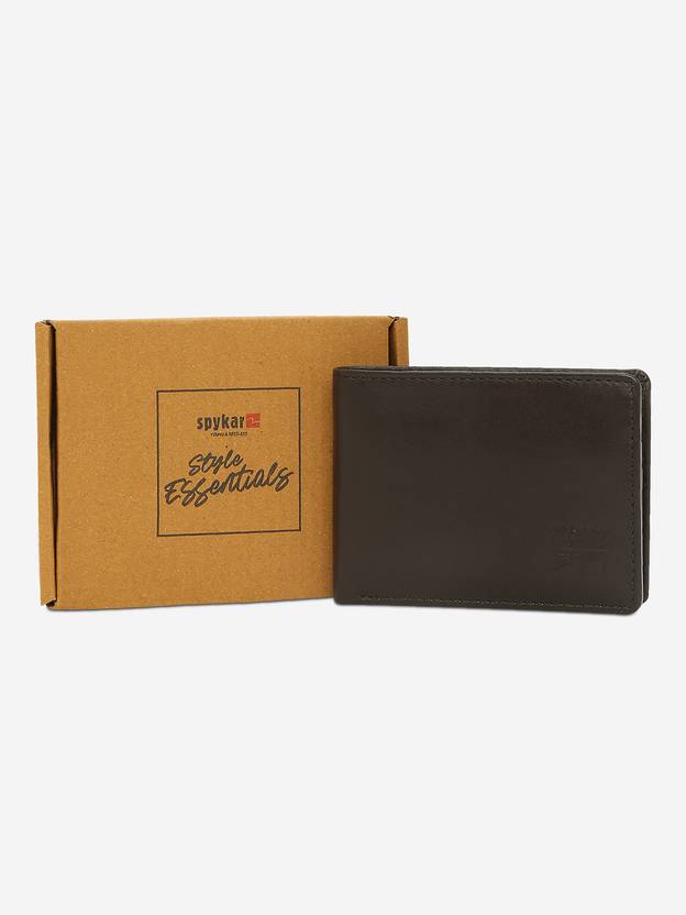Spykar Men Casual Brown Genuine Leather Wallet
