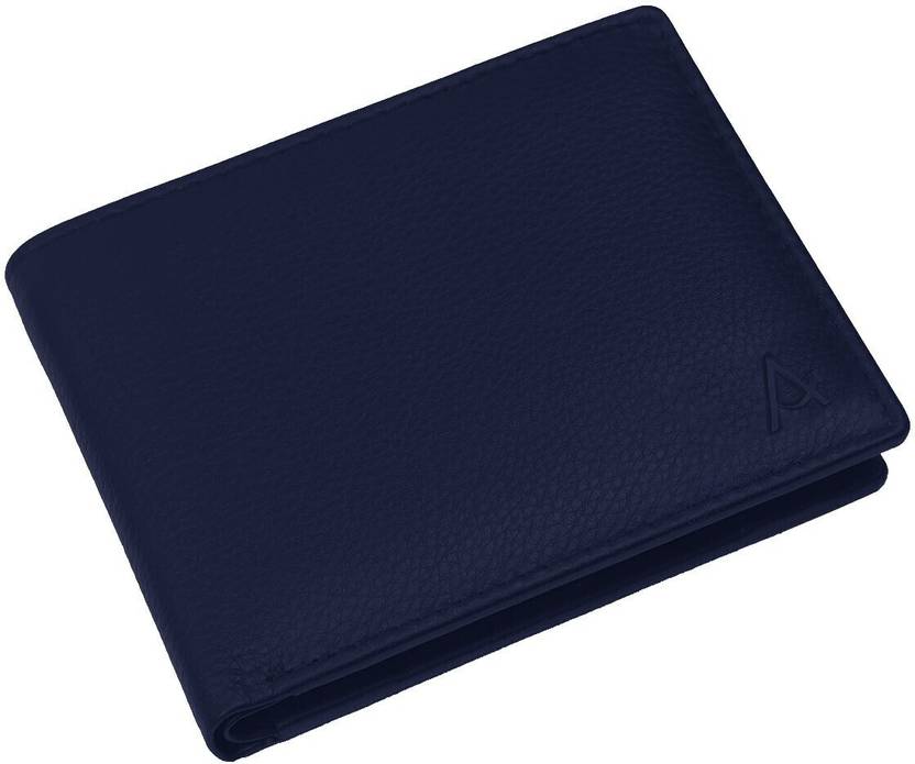 ABOOST Men Casual, Formal, Evening/Party, Travel, Trendy Blue Genuine Leather Wallet