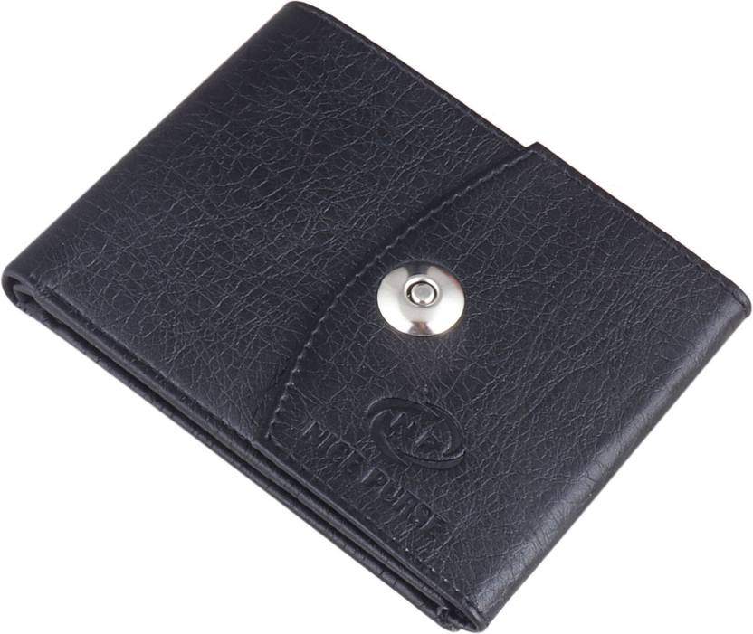 Nice Purse Men Formal, Travel Black Artificial Leather Wallet - Mini
