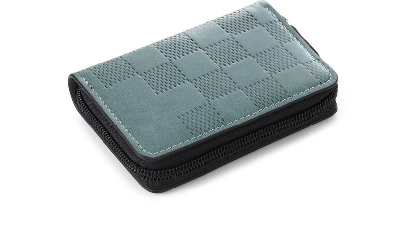 WROGN Men Formal, Evening/Party, Travel, Casual, Ethnic, Trendy Green Artificial Leather Card Holder