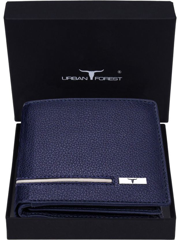 WILDHORN Men Blue Leather Wallet 9 Card Slots - Image 10