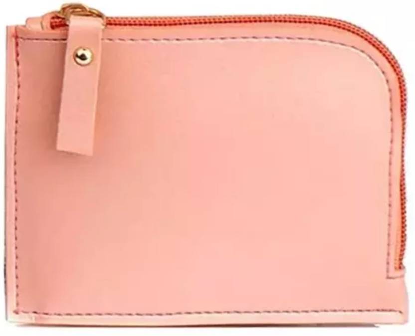 Abbana Women Casual Pink Canvas Wallet