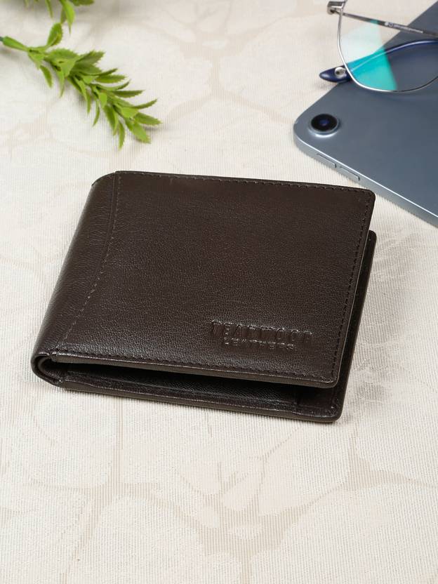 Teakwood Leathers Men Casual Brown Genuine Leather Wallet
